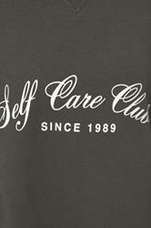PixieGirl Petite Women's Grey 'Self Care Club' Sweatshirt Dress | PixieGirl 5