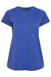 YOURS Curve Cobalt Blue Core Basic T-Shirt