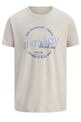 JACK & JONES Big & Tall Moonbeam White Graphic T-Shirt