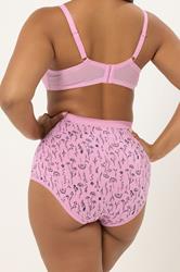 YOURSET 5 PACK Plus Size Pink & Navy Blue Floral Full Briefs | Yours Clothing 5