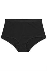 YOURSET 5 PACK Plus Size Black & Yellow Daisy Full Briefs | Yours Clothing 10