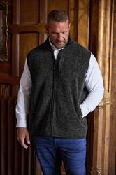 BadRhino Big & Tall Grey Fleece Pocket Gilet | BadRhino 3