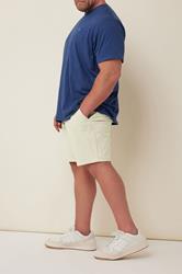 BadRhino Big & Tall 2 PACK Stone Brown & Navy Blue Stretch Chino Shorts | BadRhino 6