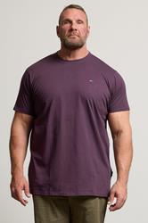 BadRhino Big & Tall Dark Purple Extra Long Core T-Shirt | BadRhino 3