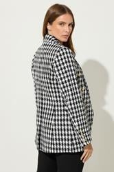 STAR Black Checked Double Breasted Blazer | StarByJM 4