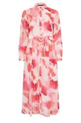 STAR Pink Printed Shirt Dress | StarByJM 5