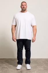 KAM Black KBS 150 Straight Leg Jeans | BadRhino 1