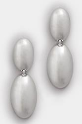 Silver Tone Polished Drop Earrings | Yours Clothing 3