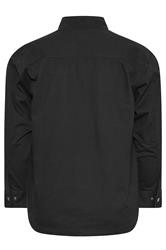 BadRhino Big & Tall Black Cotton Zip Through Jacket | BadRhino 7