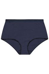 YOURSET 5 PACK Plus Size Blue Floral Print Full Briefs | Yours Clothing 10