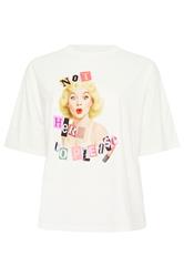 LIMITED COLLECTION Curve White 'Not Here To Please' T-Shirt