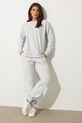 LTS Tall Light Grey Long Sleeve Sweatshirt | Long Tall Sally  2