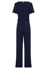 LTS Tall Women's Navy Blue Scuba Button Front Jumpsuit | Long Tall Sally 6