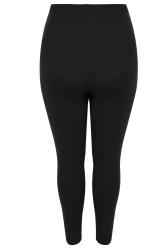 Plus Size BUMP IT UP MATERNITY 2 Pack Black Leggings With Comfort Panel | Yours Clothing 3
