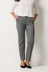 M&Co Grey Tailored Straight Leg Trousers | M&Co 3