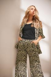 LTS Tall Natural Brown Leopard Print Shirt | Long Tall Sally 1
