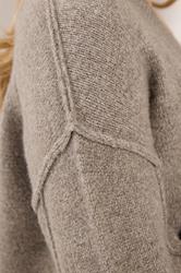 LTS Tall Brown Seam Detail Knitted Cardigan | Long Tall Sally 5