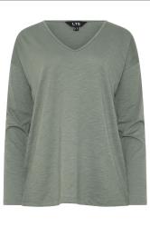 LTS Tall 2 PACK Berry Pink & Grey Cotton Long Sleeve T-Shirts | Long Tall Sally 8