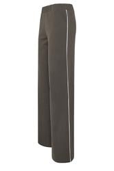 LTS Tall Charcoal Grey Side Stripe Cotton Wide Leg Leggings