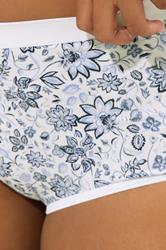 YOURSET 5 PACK Plus Size Navy Blue Floral Print Full Briefs | Yours Clothing 6