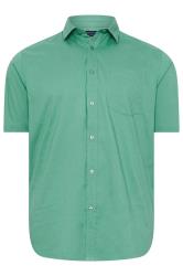 BadRhino Big & Tall Green Stretch Short Sleeve Shirt
