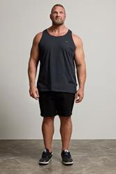 BadRhino Navy Blue Plain Vest Top | BadRhino 1