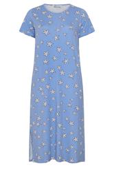 YOURSET Plus Size 2 PACK Blue Star & Shell Print Midaxi Nightdresses | Yours Clothing 9