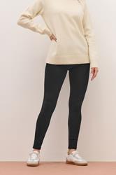 LTS PREMIUM Tall Womens Black Cotton Stretch Leggings | Long Tall Sally 1