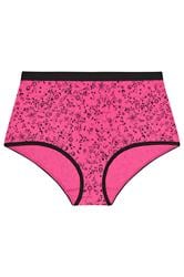 YOURSET 5 PACK Plus Size Pink Celestial Print Full Briefs | Yours Clothing 7