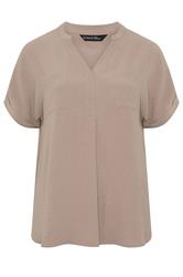 EVANS Curve Mocha Brown Overhead Utility Shirt