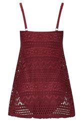 LTS Tall Red Crochet Swimskirt | Long Tall Sally  6