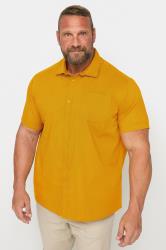 BadRhino Big & Tall Yellow Stretch Short Sleeve Shirt | BadRhino 3