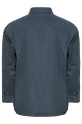 BadRhino Big & Tall Navy Blue Overshirt | BadRhino 7