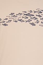 D555 Big & Tall Dusty Pink Shoal Fish T-Shirt | BadRhino 1