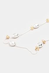 Silver Tone Multi Metals Beaded Necklace | Yours Clothing 2
