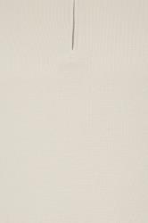BadRhino Big & Tall Cream Milano Quarter Zip Jumper | BadRhino 4