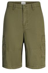 JACK & JONES Big & Tall Olive Green Cargo Shorts