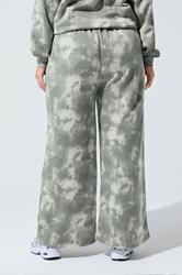LIMITED COLLECTION Plus Size Grey Graphic Tie Dye Joggers | Yours Clothing 4