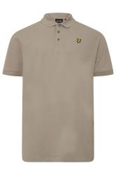 LYLE & SCOTT Big & Tall Stone Brown Short Sleeve Polo Shirt