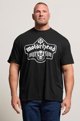 BadRhino Big & Tall Black Motörhead Graphic T-Shirt | BadRhino 3