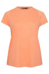 YOURS Curve Light Orange Short Sleeve Core T-Shirt
