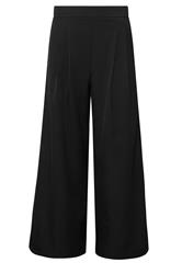 PixieGirl Petite Black Pleat Front Palazzo Trousers