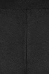 YOURS Plus Size Black Jersey Pull On Shorts | Yours Clothing 5