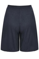 YOURS Plus Size Navy Blue Jersey Pull On Shorts | Sizes 16 to 36 | Yours Clothing 6