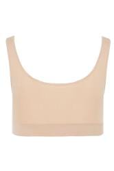 YOURS Plus Size Nude Seamless Non-Padded Non-Wired Bralette | Yours Clothing 5