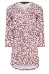 LTS Tall 2 PACK Blush Pink & Blue Cotton Henley Tops | Long Tall Sally 8