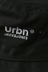 Jack & Jones Big & Tall Black Bucket Hat | BadRhino 1