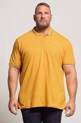 BadRhino Big & Tall Yellow Tipped Polo Shirt | BadRhino 3