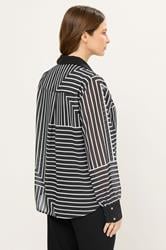 STAR Black Abstract Stripe Shirt | StarByJM 4