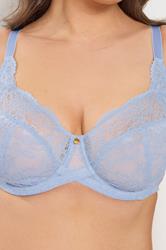 YOURSET 2 PACK Plus Size Blue Non-Padded Underwired Bras | Yours Clothing 7